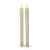 Ivory Silicon Taper LED Candles 2 pack
