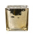 Square Gold Mercury Votive Cup