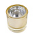 Gold Chunky Mirrored Votive Cup
