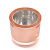 Rose Gold Chunky Mirrored Votive Cup