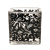 Square Black Lace Votive Cup