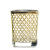 Metallic Gold Lattice Votive Cup