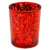 Speckled Red Straight Votive Cup