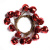 Red Jingle Bell 1.5 Inch Candle Ring