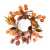 Mixed Fall Leaf And Wheat 6.5 Inch Candle Ring