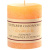 Textured Creamsicle 3 x 3 Pillar Candles