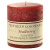 Textured Mulberry 3 x 3 Pillar Candles