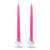 10 Inch Hot Pink Taper Candles Dozen
