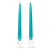8 Inch Mediterranean Blue Taper Candles Dozen