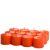 Unscented Orange Votive Candles 10 Hour