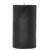 2 x 3 Black Unscented Pillar Candles