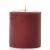 3 x 3 Burgundy Unscented Pillar Candles