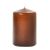 Brown 3 x 4 Unscented Pillar Candles