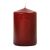 Burgundy 3 x 4 Unscented Pillar Candles