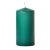 Forest green 3 x 6 Unscented Pillar Candles