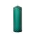 Forest green 3 x 9 Unscented Pillar Candles