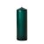 Hunter green 3 x 9 Unscented Pillar Candles