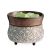 Candle Warmer & Dish Bronze Geometric