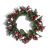 Rice Berry 1.5 Inch Candle Ring Burgundy Cream