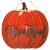 Hanging Pumpkin Sign Orange Grateful
