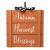 Slatted Pumpkin with Bow-Orange 