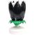 black birthday candle