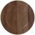 Charger Rustic Wood Plastic 13 Inch