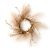 Pampas Grass Candle Mini Wreath 5.5 Inch