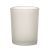 Flared Frosted Glass Votive Cup