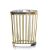 Metallic Gold Stripe Votive Cup