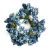 Berry Flower 1.5 Inch Candle Ring Blue