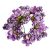 Berry Flower 1.5 Inch Candle Ring Purple