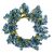 Berry Flower 4.5 Inch Candle Ring Blue