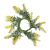 Mini Berry Flower 1.5 Inch Candle Ring Yellow