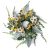 Daisy Marigold Blooms 4.5 Inch Candle Ring