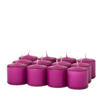 Unscented Dark Purple Votive Candles 10 Hour
