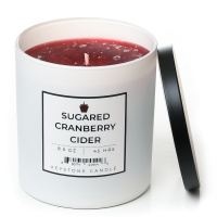 Sugared Cranberry Cider Lux 8.5 oz Candle