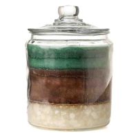 Layered Mint Chocolate Chip 64 oz Jar Candles