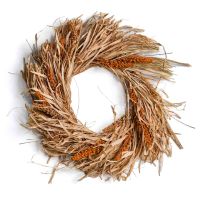 Millet Grass 6.5 Inch Candle Ring
