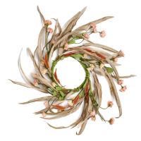 Grass And Bunnytail 4.5 Inch Candle Ring
