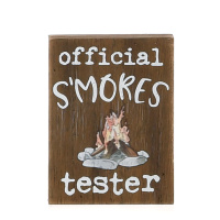Official S&rsquo;mores Tester Block Sign