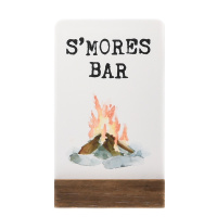 S&rsquo;mores Bar Tabletop Sign