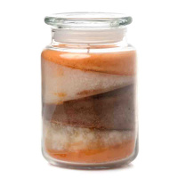 Layered Pumpkin Spice Latte 26 oz Jar Candles