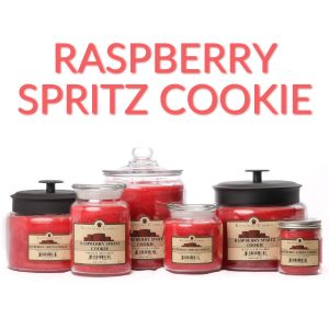 Raspberry Spritz Cookie scented candles
